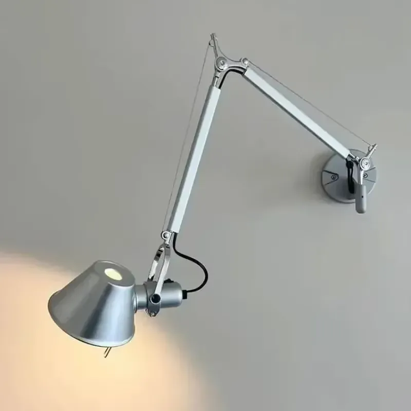 Wall Mounted Desk Fold - İskandinav Endüstriyel Tarzı Duvar Lambası, Yatak