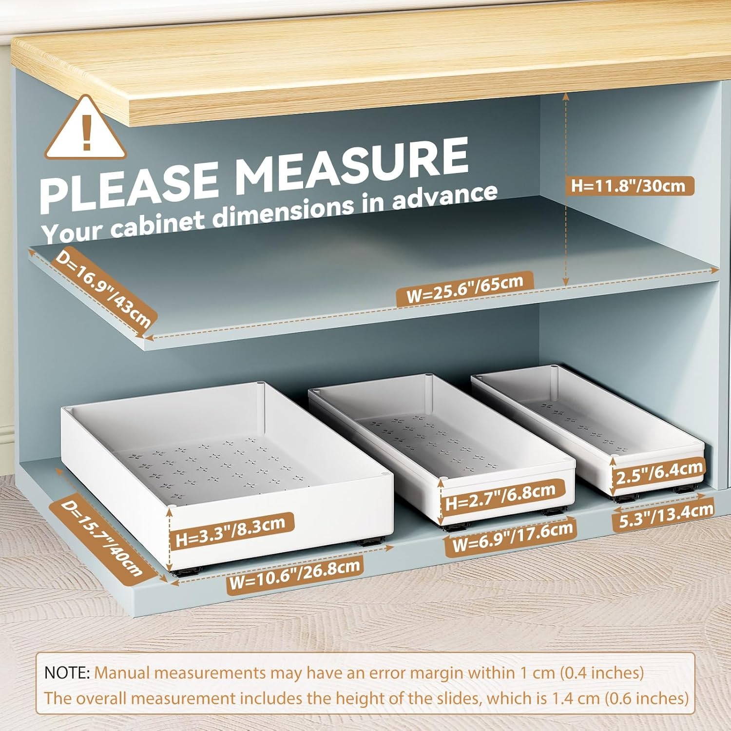 1-2 adet Mutfak Düzenleyici Çe - Drawer Organizer Tray incelemesi ve fiyatı