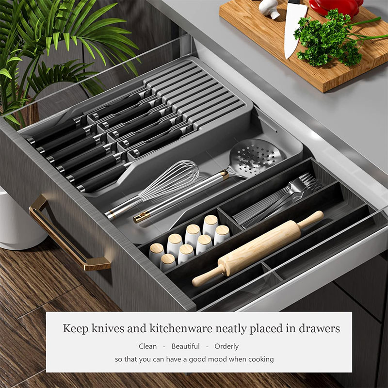Bıçak bloğu geri çekilebilir b - Drawer Organizer Tray incelemesi ve fiyatı
