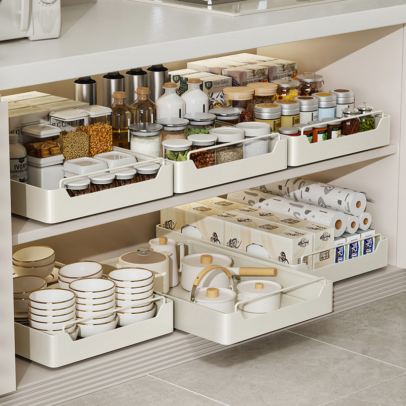 Mutfak Depolama Metal Rafı Sür - Drawer Organizer Tray incelemesi ve fiyatı